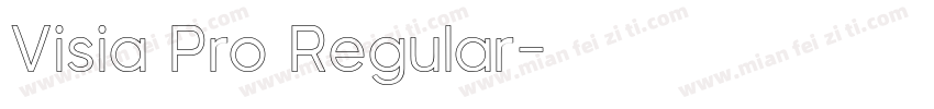 Visia Pro Regular字体转换